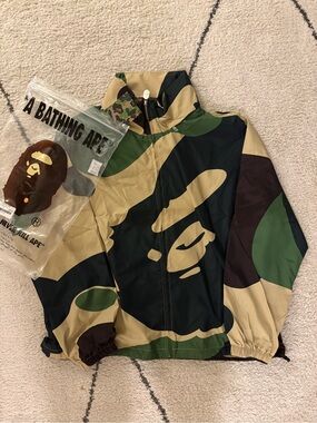 Bape | Jackets & Coats | Bape Gradation Camo Shark Mask Jacket
